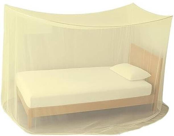 Iblay 3x6.5 ft Single Bed Round Hanging Bed Canopy, Anti-Mosquito & Dust-Proof Mesh Polyester Washable Adults Mosquito Net