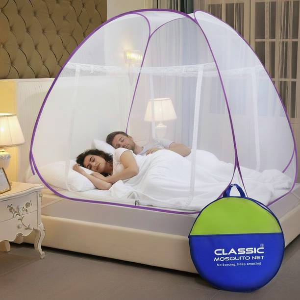 Classic Mosquito Net Foldable for Double Bed Queen Size bed Mosquito Net Polyester Washable Adults Mosquito Net