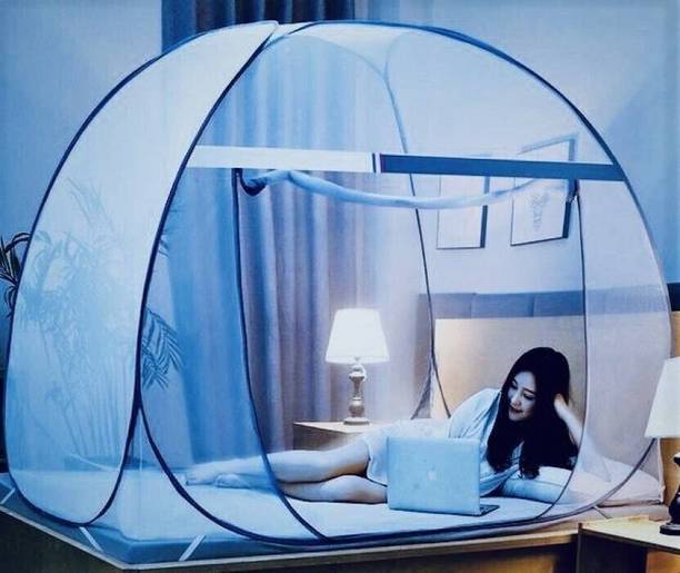 Comfortnet Polyester Adults Washable King Size BED Strong Net Coated Steel Wire MACHARDANI Mosquito Net