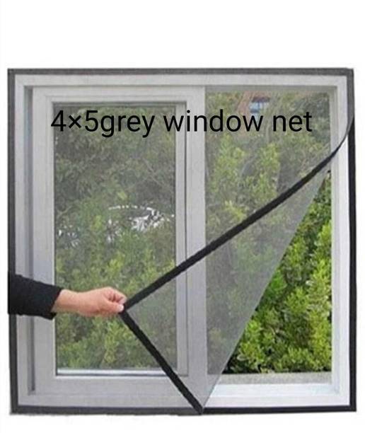प्रिविन Kldo 4×5 feet size grey window net for mosquito पॉलिएस्टर के लिए बनाया गया मॉस्कीटो नेट
