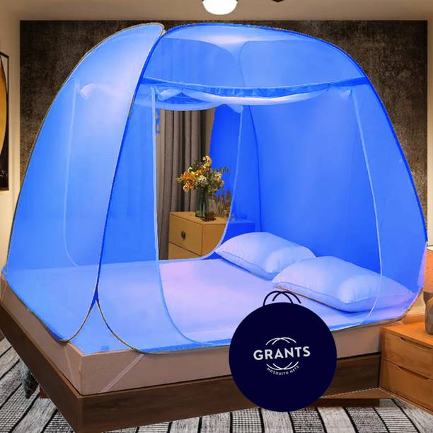 Grants Cotton Adults Washable Double and King size bed 6x6 6.5x6.5 7x7 ft Mosquito Net