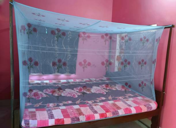 FB enterprise Charm Home Collection Premium Mosquito Net with 360° Full Coverage HDPE - High Density Poly Ethylene Washable Adults Mosquito Net
