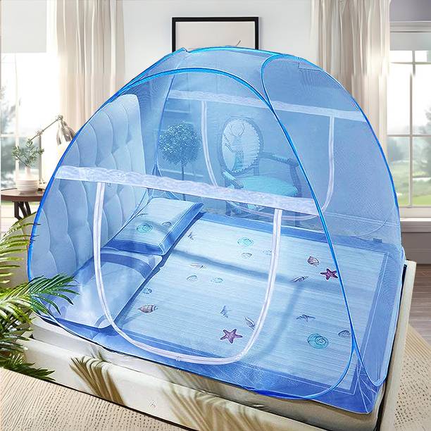 didhiti machhardani double bed 6x5 cotton with cover mosquito tent double mosquito net Polyester Washable Adults Mosquito Net