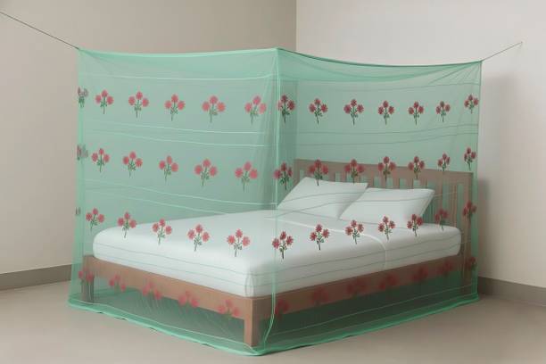 FB enterprise Exclusive Designer Pink Bed Canopy Net – Ultimate Comfort & Protection Cotton Washable Adults Mosquito Net