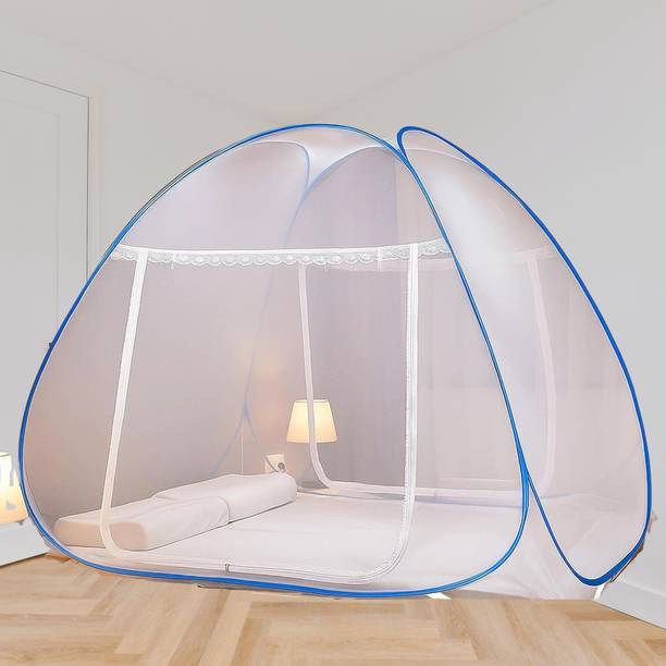 Ame Pop Up Foldable Mosquito Net Canopy Double Bed Insect Protection Mesh Tent Polyester Adults Mosquito Net