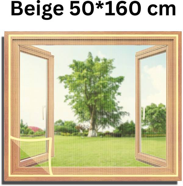 TurtleGrip 120 GSM Fiberglass Pre-Stitched Window Fibre Washable Adults Mosquito Net