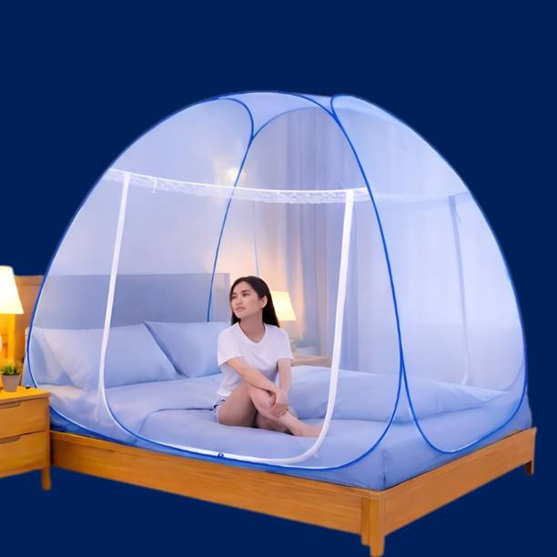 VZHAENTERPRICE Lightweight Mesh Canopy for Indoor Sleeping Comfort Polyester Washable Adults Mosquito Net