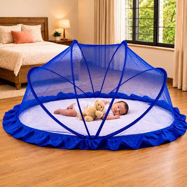 Kiwon BLUE COLOR, BABY MOSQUITO NET Cotton Washable Kids Mosquito Net