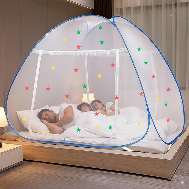 Evafly Mosquito net for Double/King Size Bed Foldable N...