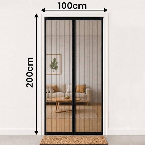 Axtella Door Mosquito Net 100x200 Self-Closing Polyester Insect Screen Curtain Polyester Washable Adults Mosquito Net