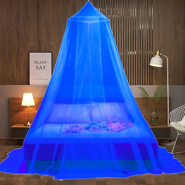didhiti King size(Round) Polyester Washable Adults Mosquito Net