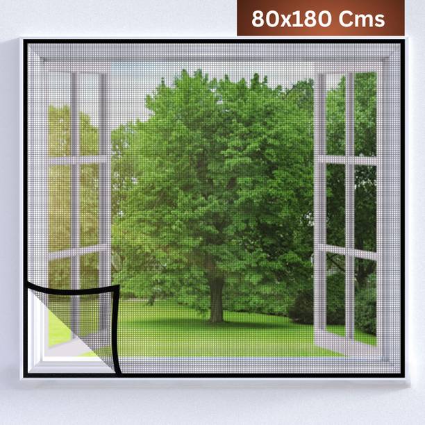 TurtleGrip Fibre Adults Washable Pre-Stitched Fiberglass Window Mosquito Net for All Types of Windows,120 GSM Mosquito Net