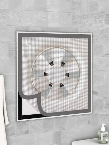TurtleGrip Small mosquito nets for bathroom, kitchen windows, and exhaust fans- easy-fit Fibre Washable Adults Mosquito Net
