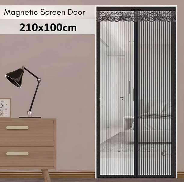 LeoMates Auto-Closing Magnetic Door Polyester Washable Adults Mosquito Net