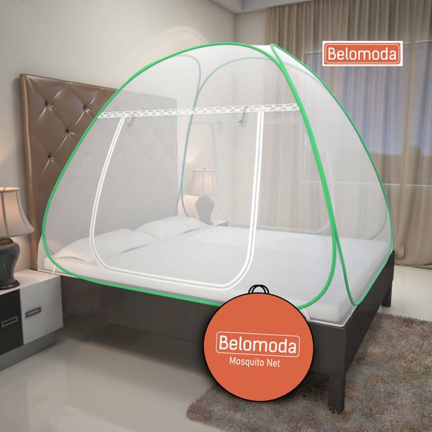 BELOMODA Polyester Adults Washable 6*4 Feet Premium Single Bed Machardani,Strong and Foldable,78*48 Inch Mosquito Net