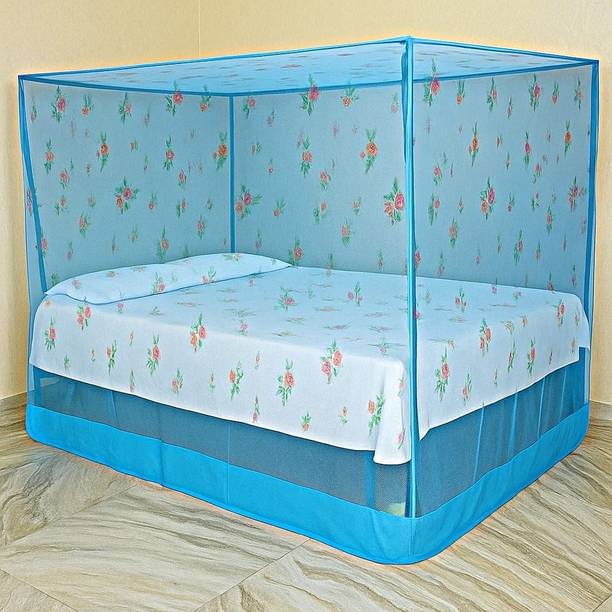 St mosquito centre Paragon Rose blue HDPE - High Density Poly Ethylene Washable Adults Mosquito Net