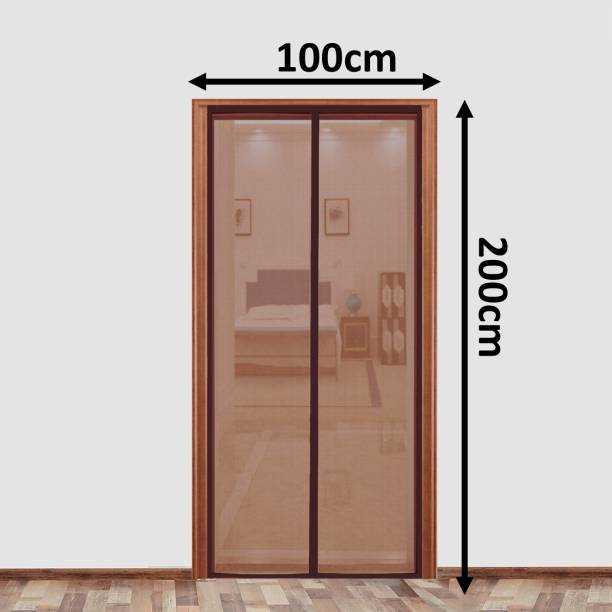 SafeMyles Polyester Adults Washable Auto-Closing Magnetic Door Mosquito Net