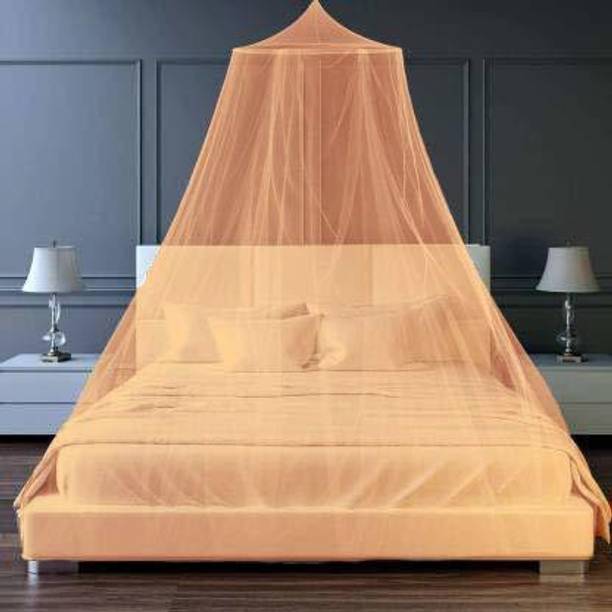 syuti Polyester Adults Washable Polyester Double Bed Foldable Mosquito Net Mosquito Net