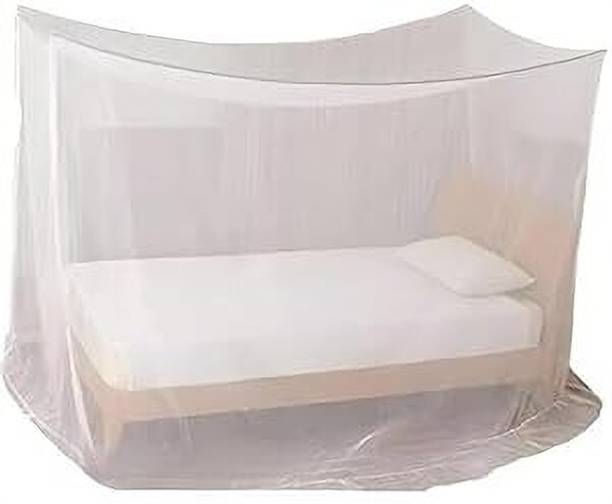 Iblay 3x6.5 ft Single Bed Round Hanging Bed Canopy, Anti-Mosquito & Dust-Proof Mesh Polyester Washable Adults Mosquito Net