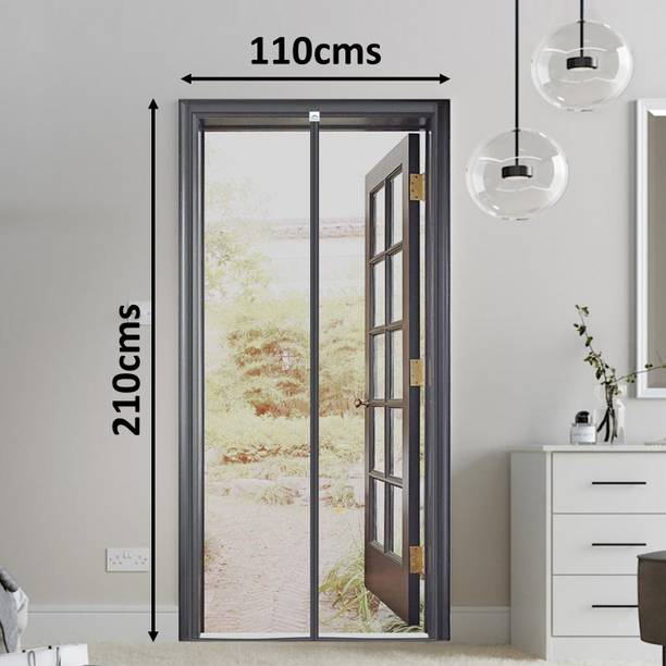 लाइफक्राफ्ट्स Auto-Closing Magnetic Door पॉलिएस्टर के लिए बनाया गया मॉस्कीटो नेट