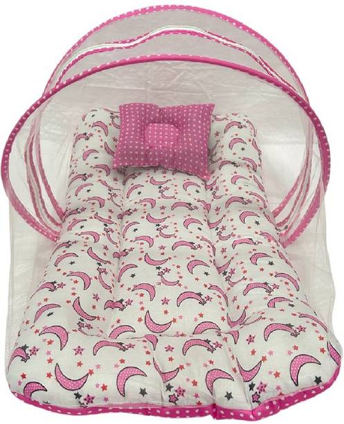 Kidrop Cotton Kids Washable Cotton Infants Washable camel baby mosquito net bed baby mattress Mosquito Net