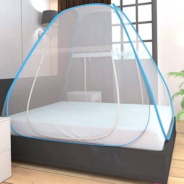 Comfortnet HDPE - High Density Poly Ethylene Adults Washable Double Bed Mosquito net. BL145 HDPE - High Density Poly Ethylene Washable Adults Mosquito Net