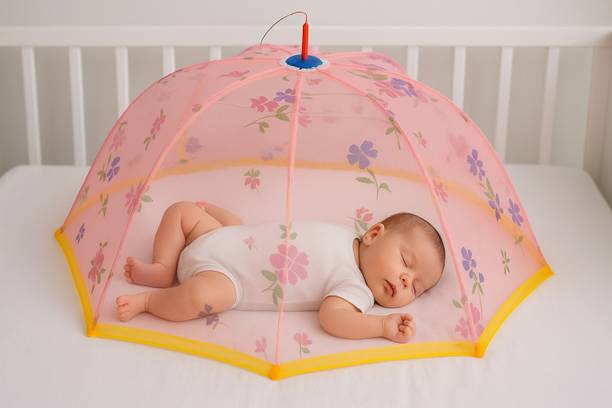 Mosquhub Cotton Kids Washable Pink 199 Mosquito Net