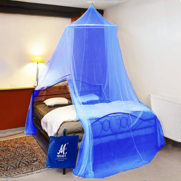 Maruti Enterprise Canopy double bed outdoor Polyester Washable Adults Mosquito Net