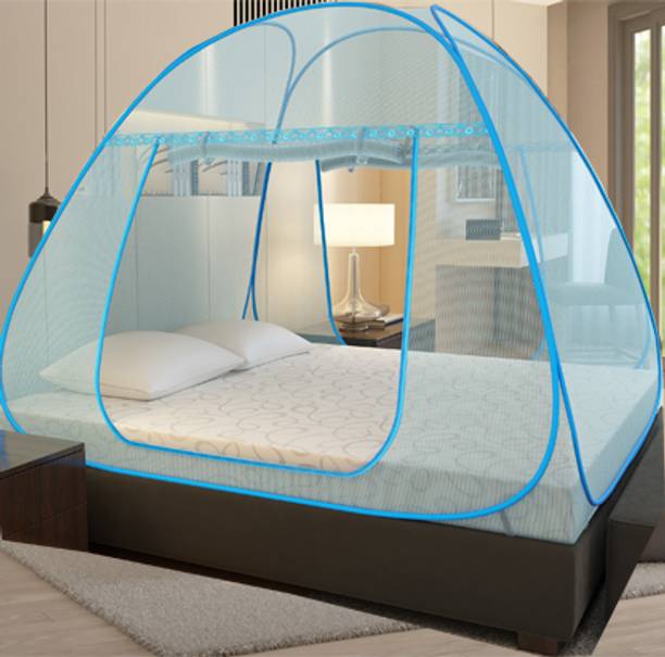 KHANJAN FASHION FAB Polyester Infants Washable BLUE mosquito net holder machhardani tent machardani baby kids 6 months machard Mosquito Net