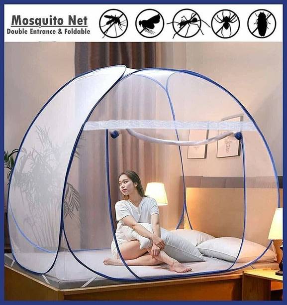 aeppy double bed king size foldable machhardani polyester adults mosquito net