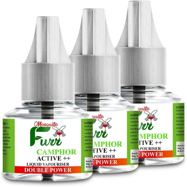 Mosquito Furr Camphor Active plus Liquid Mosquito Vaporiser Refill Mosquito Vaporiser Refill
