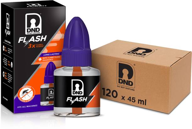 DND Flash Mosquito Repellent Refill | Liquid Vaporiser |Pack of 120 Mosquito Vaporiser Refill