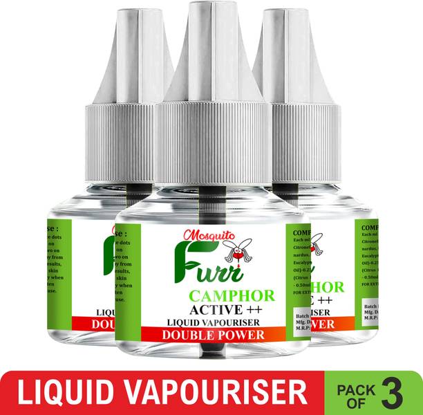 Mosquito Furr Naturals Camphor Active plus Liquid Mosquito Vaporiser Refill Mosquito Vaporiser Refill