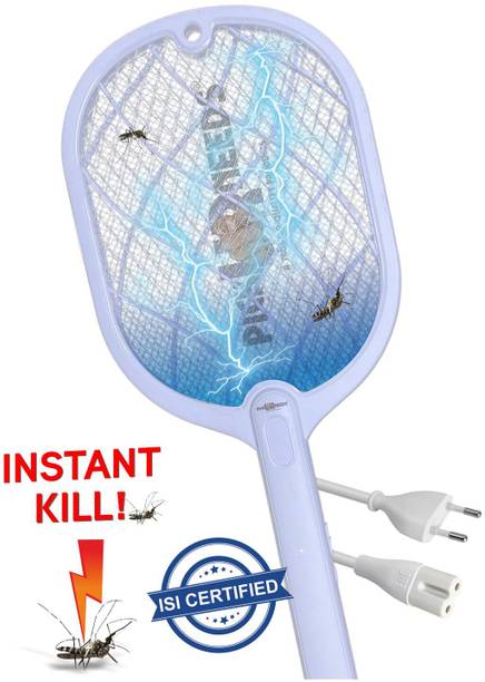 Daily Needs Shop High Range Mosquito Bat / Racket With Cob Light And Wire Charging Mosquito Vaporiser