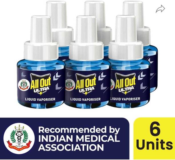 All Out refill pack of 6 Mosquito Vaporiser