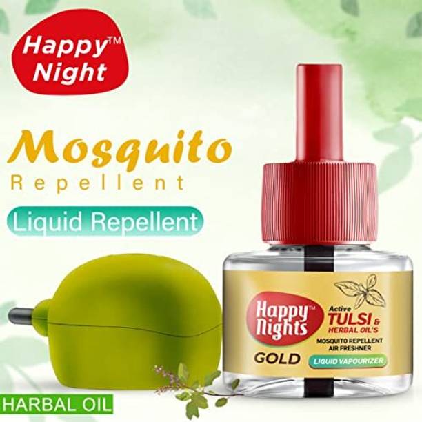 SHADOW HAPPYNIGHTS Mosquito Refill with Machine/Active Tulsi 1 Mosquito Machine + 14 Refills Mosquito Vaporiser