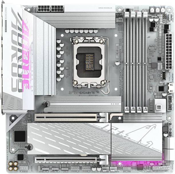 GIGABYTE B860M AORUS ELITE WIFI6E ICE LGA 1851Socket Micro-ATX Intel B860 Chipset DDR5 Motherboard for Desktop