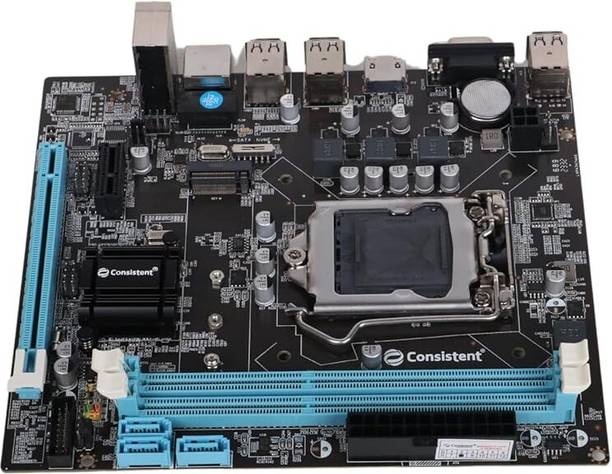 Consistenet H61 DDR3 MOTHERBOARD Consistent LGA 1155Socket ATX Intel H61 Chipset DDR4 Motherboard for Desktop, Workstation
