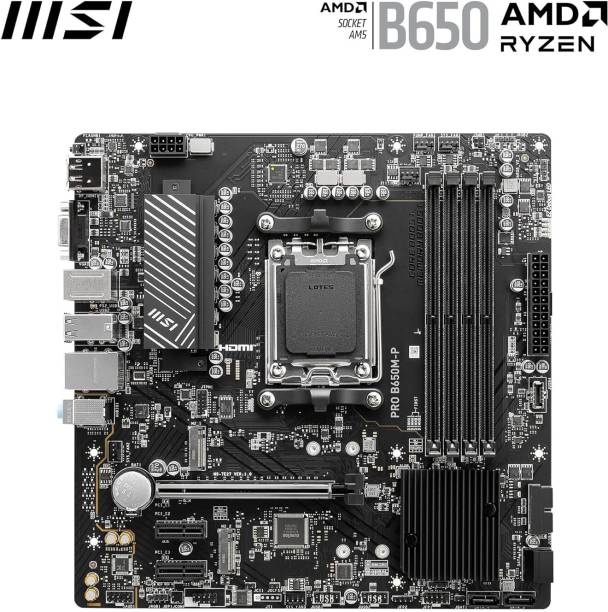 MSI PRO B650M-P Micro-ATX - Supports AMD Ryzen 7000, AM5 - DDR5 Motherboard