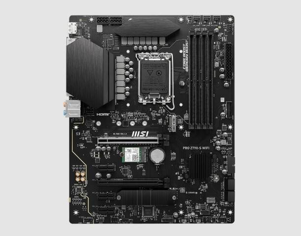 MSI PRO Z790-S WIFI LGA 1700Socket ATX Intel Z790 Chipset DDR5 Motherboard for Desktop