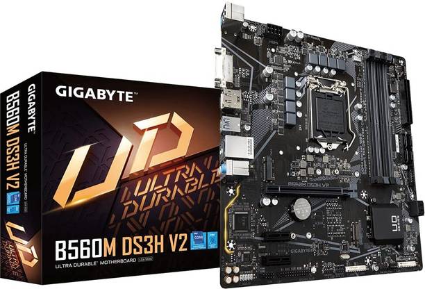 GIGABYTE B560M DS3H V2 LGA 1200Socket Micro-ATX Intel B560  Chipset DDR4 Motherboard for Desktop