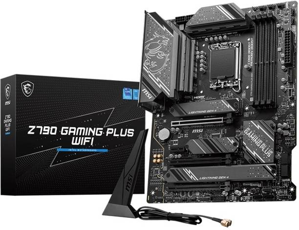 MSI Z790 GAMING PLUS WIFI LGA 1700Socket ATX Intel Z790 Chipset DDR5 Motherboard for Desktop