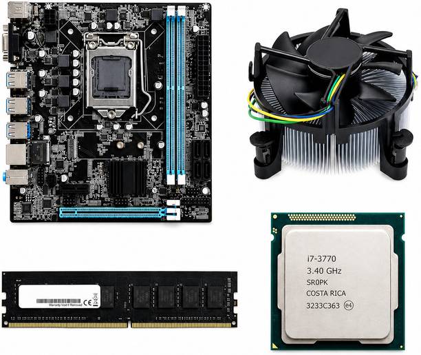 CPU WALA Z-H61 Motherboard Combo with Core i7 3rd Gen (...