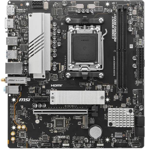 MSI ‎B650M BOMBER WIFI AM5Socket Micro-ATX AMD B650 Chipset DDR5 Motherboard for Desktop
