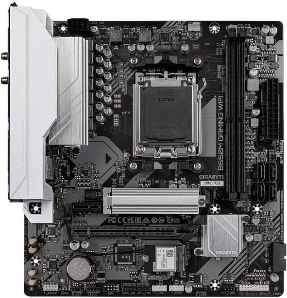 GIGABYTE B650M Gaming WiFi DDR5 Chipset, AMD AM5, mATX AM5Socket Micro-ATX AMD B650 Chipset DDR5 Motherboard for Desktop