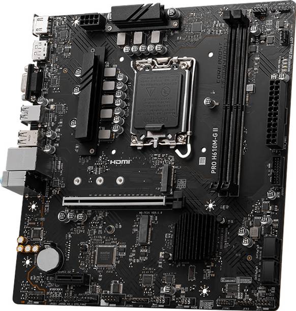 MSI PRO H610M-G WIFI BT ddr5 AM4Socket Micro-ATX Intel H610 Chipset DDR5 Motherboard for Desktop