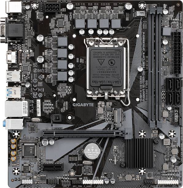 GIGABYTE H610M H V2 DDR4 Intel® H610 Express Chipset LGA 1700Socket Micro-ATX Intel H610 Chipset DDR4 Motherboard for Desktop