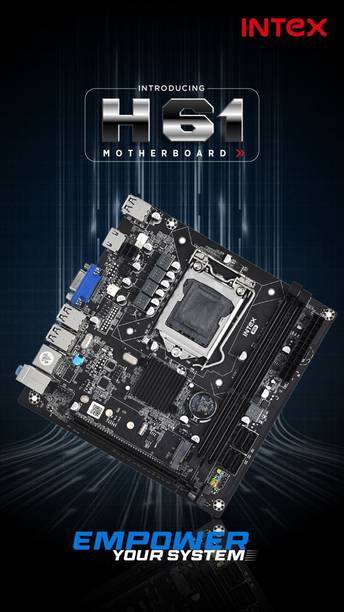Intex H61 LGA 1155Socket Mini-ITX Intel H61 Chipset DDR3 Motherboard for Desktop