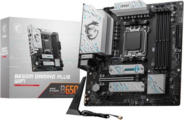 MSI B650M GAMING PLUS WIFI AM5Socket Micro-ATX AMD B650 Chipset DDR5 Motherboard for Desktop