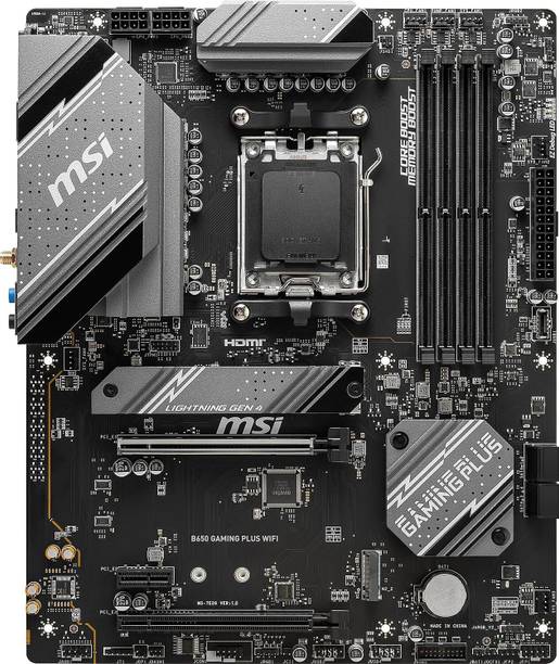 MSI B650 Gaming Plus WiFi AM5Socket ATX AMD B650 Chipset DDR5 Motherboard for Desktop